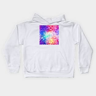 Watercolor shapes pattern Kids Hoodie